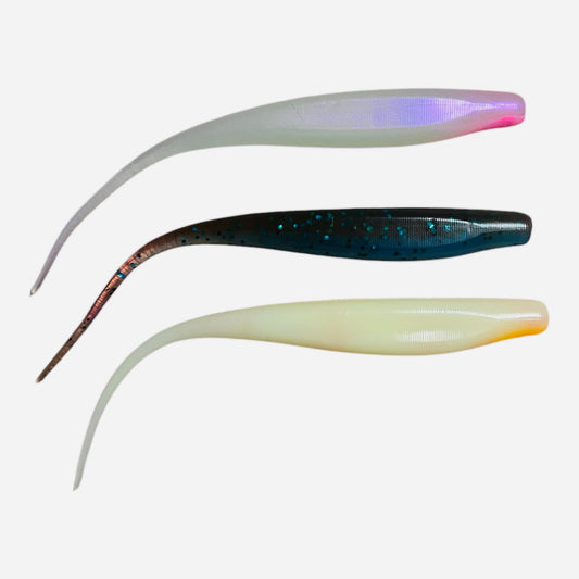 Rat Tail Soft Plastic Baits - 5" & 6"