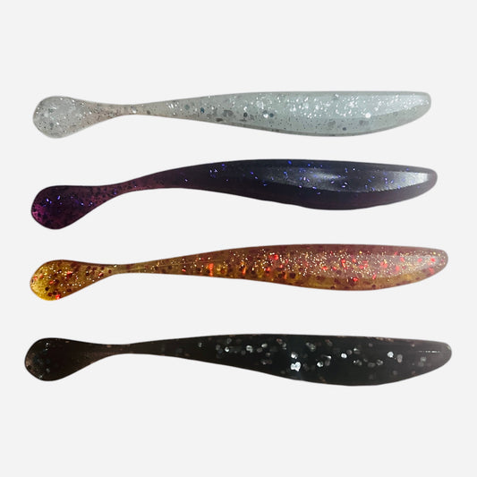 Whippin' Tails Soft Plastic Baits - 4.5" & 5.5"