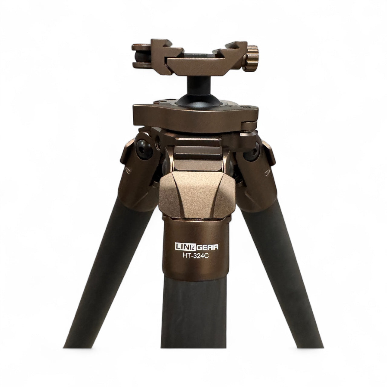 Linkogear Carbon Fiber Tripod – Picatinny/Arca, 64" Max, 66lb Capacity - Brown