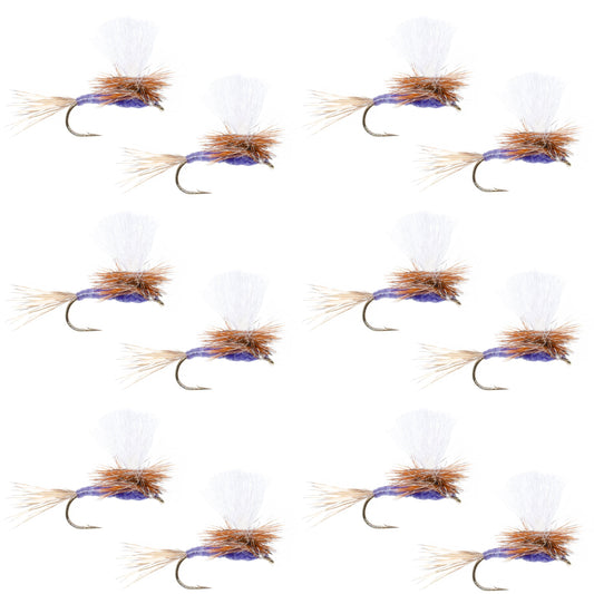Parachute Purple Haze Dry Fly - 12 Flies Size 18