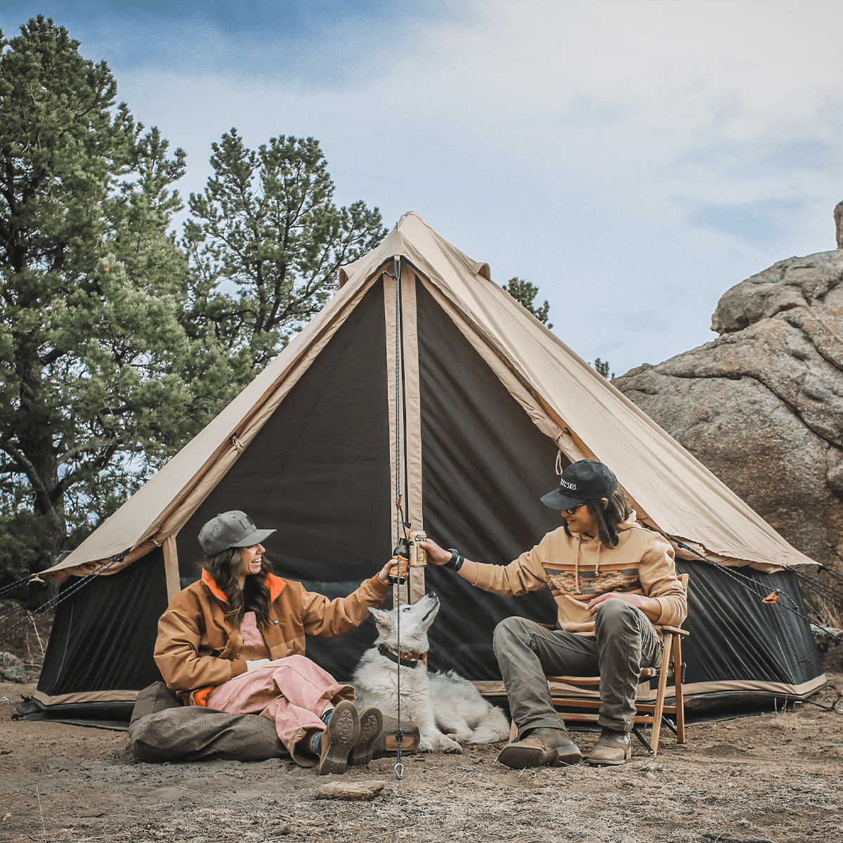 USED - Regatta Double Wall Tent - Sandstone Beige