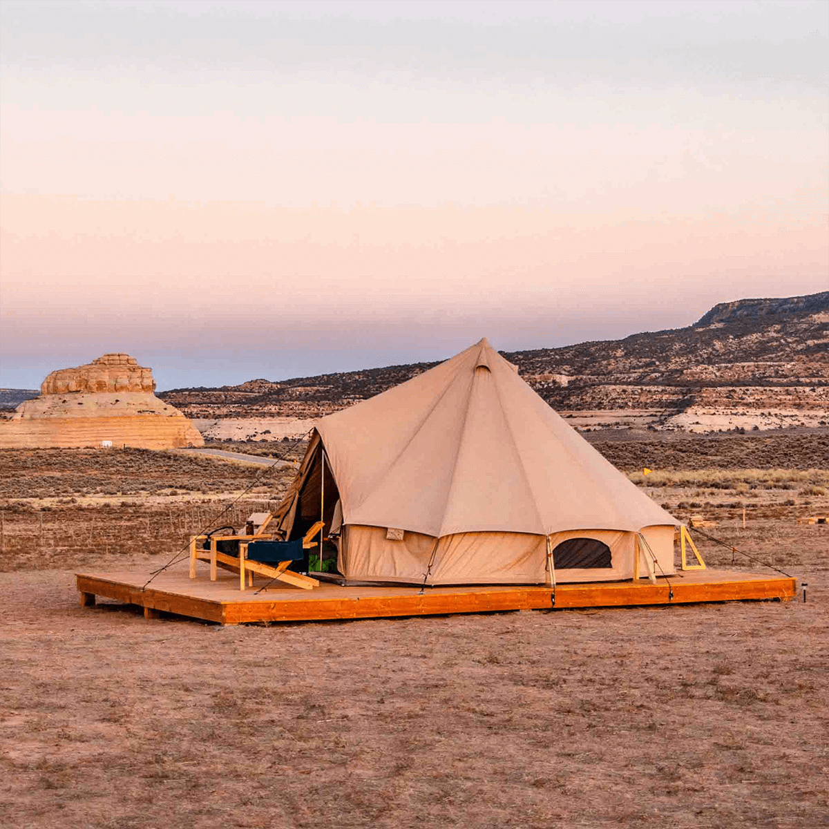 Used - 20' Regatta Bell Tent - Sandstone