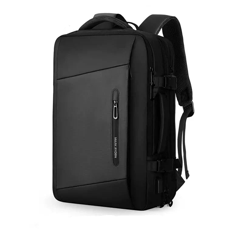 Men's Business Travel Backpack 17" Laptop, 40L Expandable, Carry-on