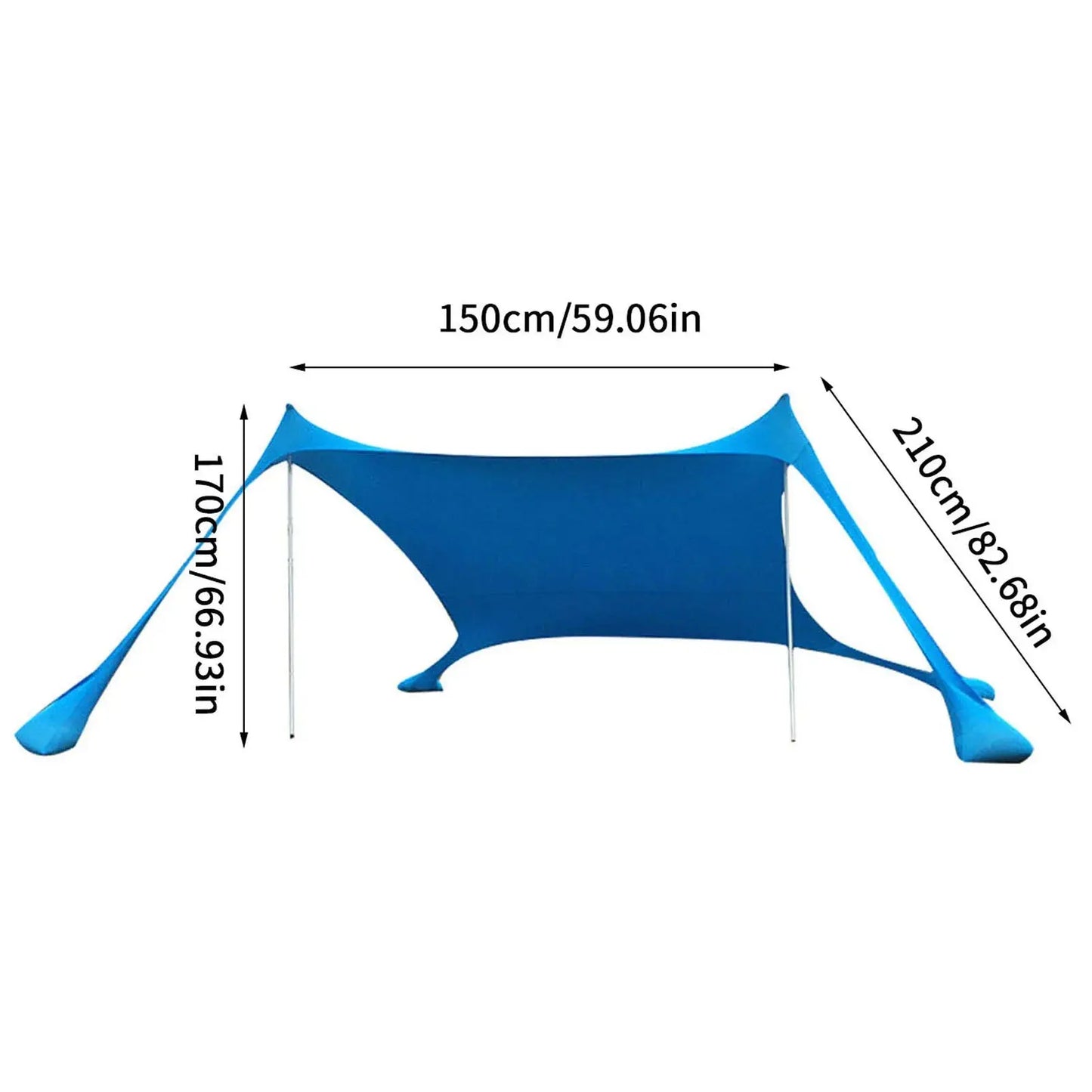 Outdoor Beach Tent Sun Shelter Camping Shades