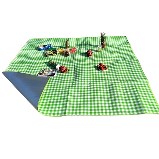 Compact Reflective Sleeping Pad for Camping and Beach