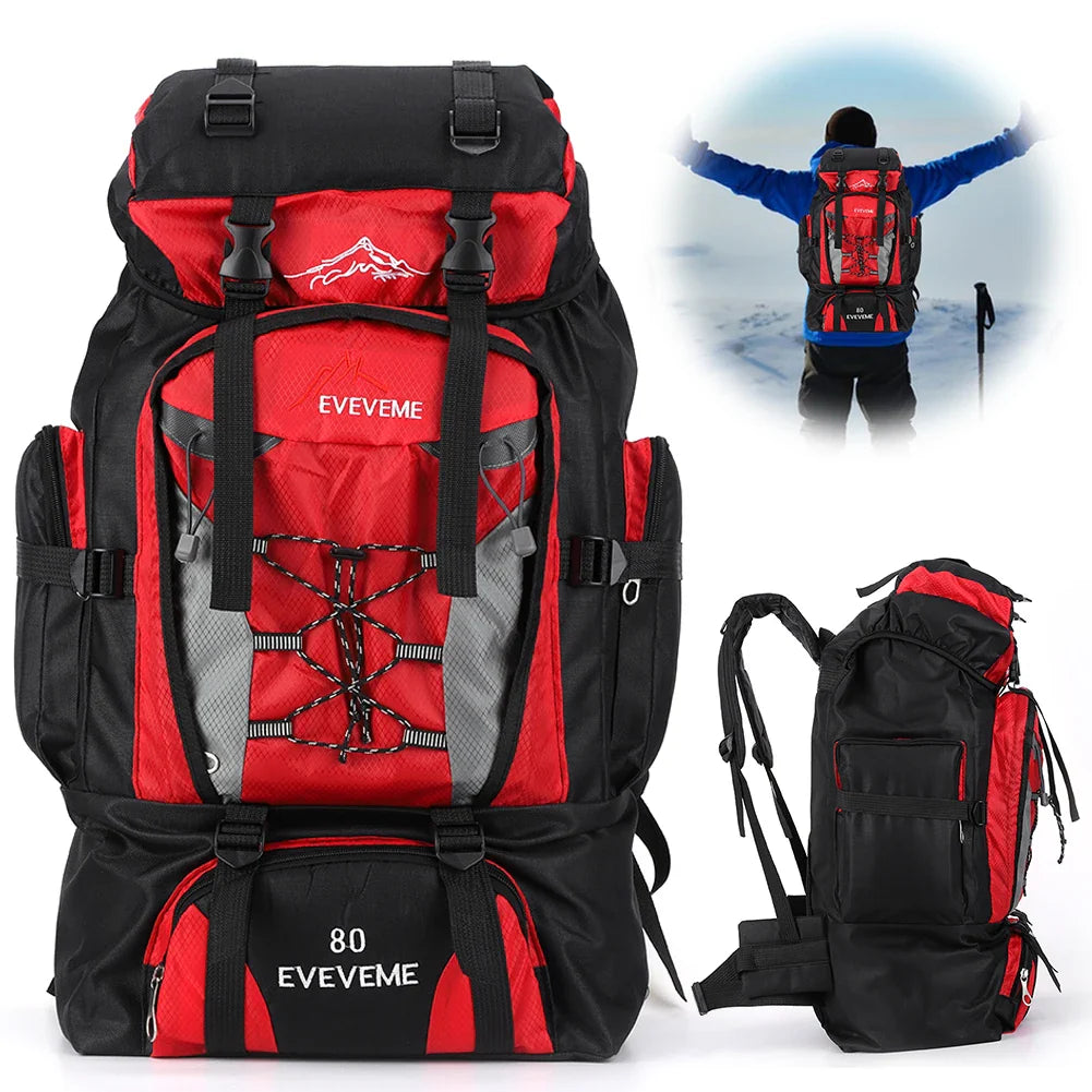 Men's 80L Outdoor Adventure Backpack