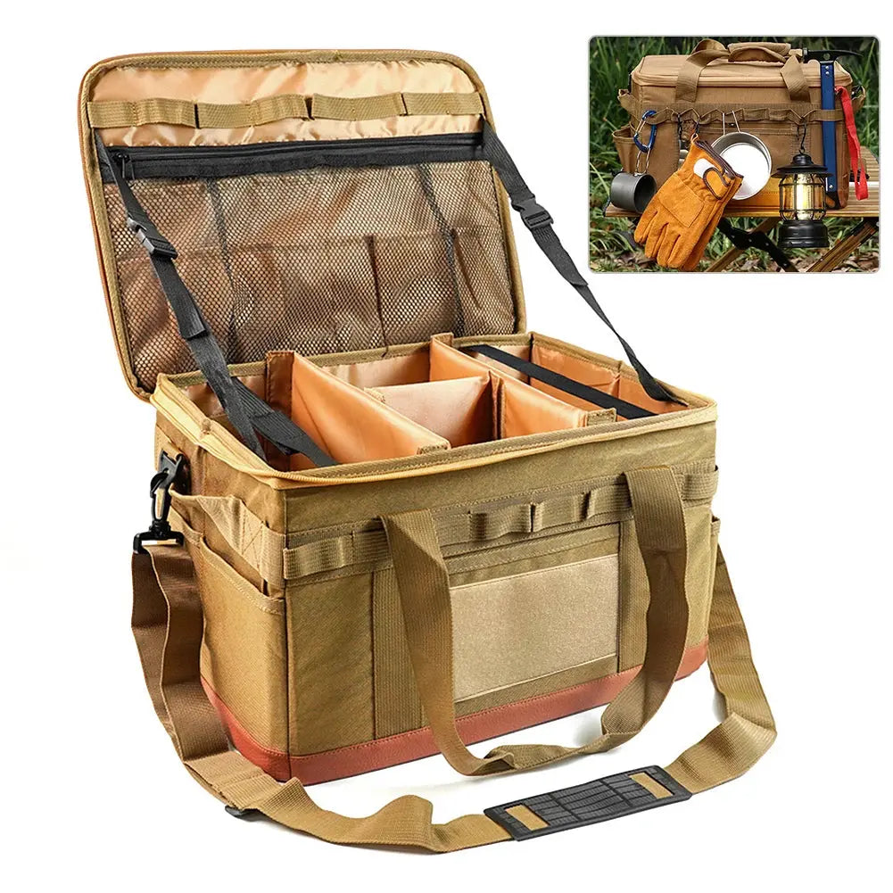 30L Camping Cooking Organizer Storage Bag