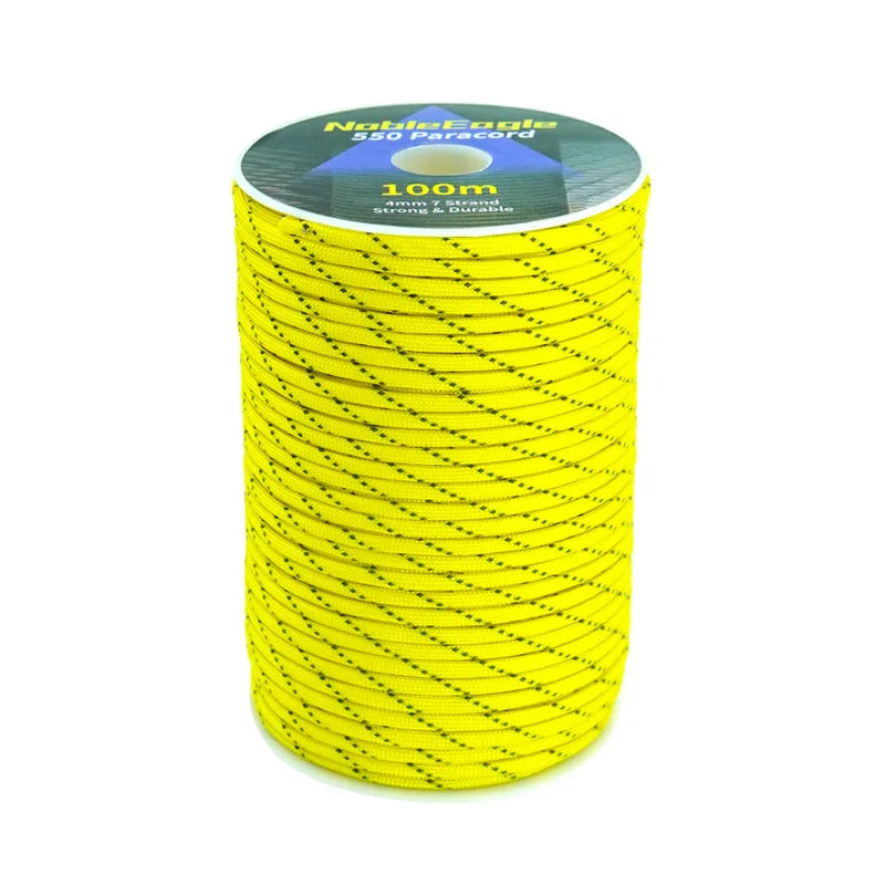 7-Strand 4mm 550lb Paracord for Camping, Hiking, and Survival