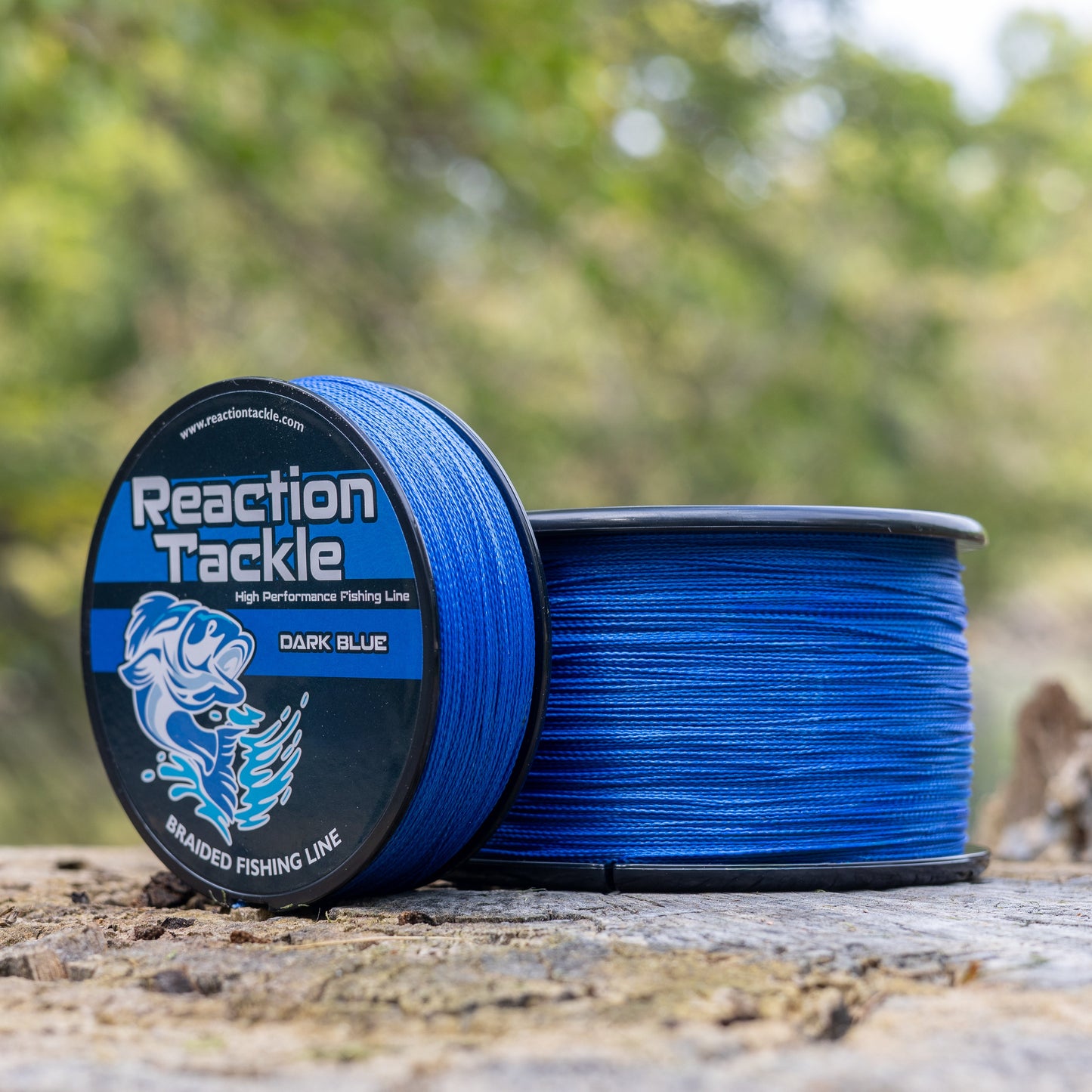 Reaction Tackle Braided Fishing Line - Dark Blue