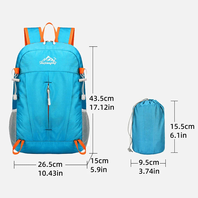 17L Foldable Backpack for Hiking, Climbing & Travel