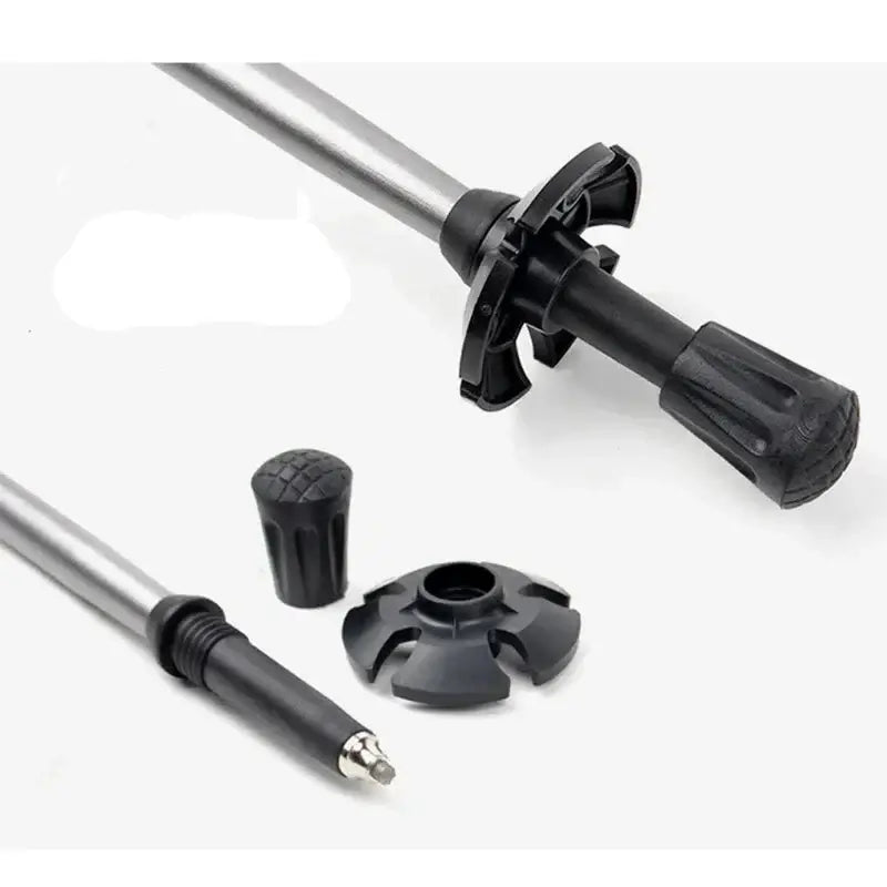 2-Piece Aluminum Trekking Poles for Hiking Snowshoeing & Backpacking