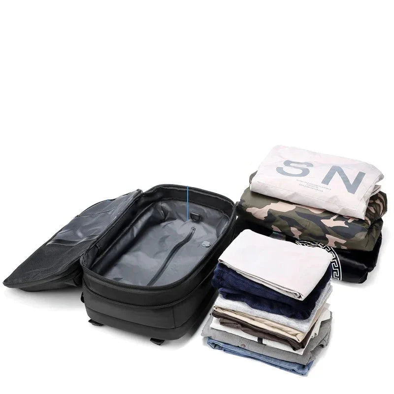 Large Capacity Travel Backpack with Compression Straps