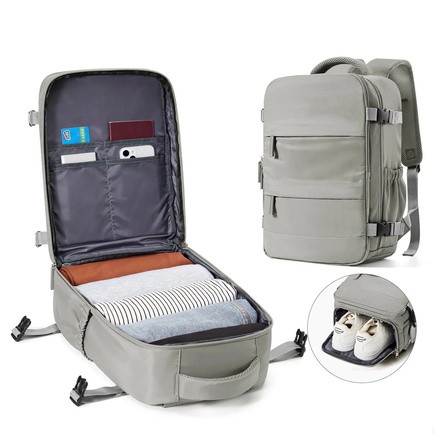 40L Laptop Backpack for Ryanair - Fits Cabin Size