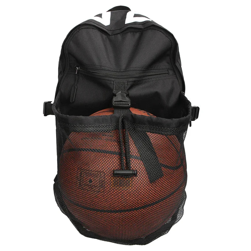 20-25L Portable Basketball Backpack with Kettle Pocket