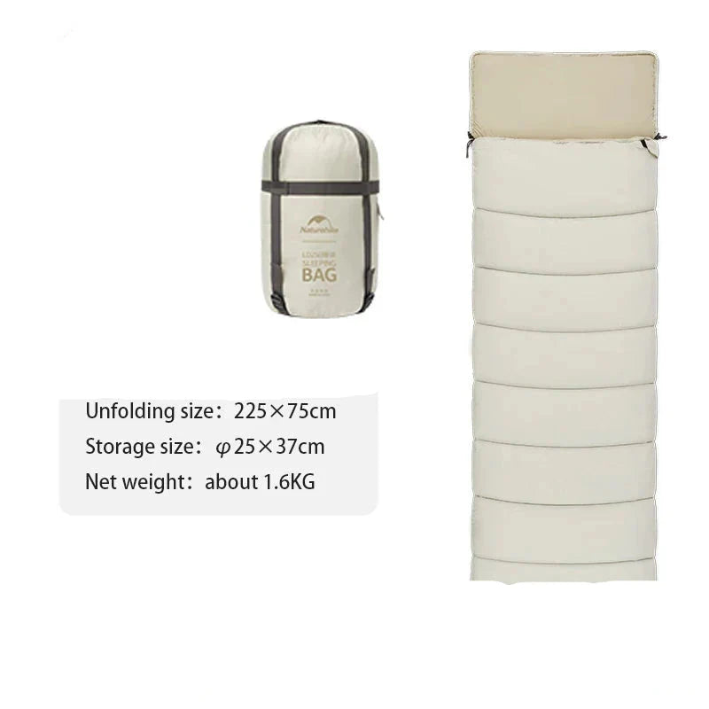 2-in-1 Cotton Sleeping Bag Versatile for All Seasons