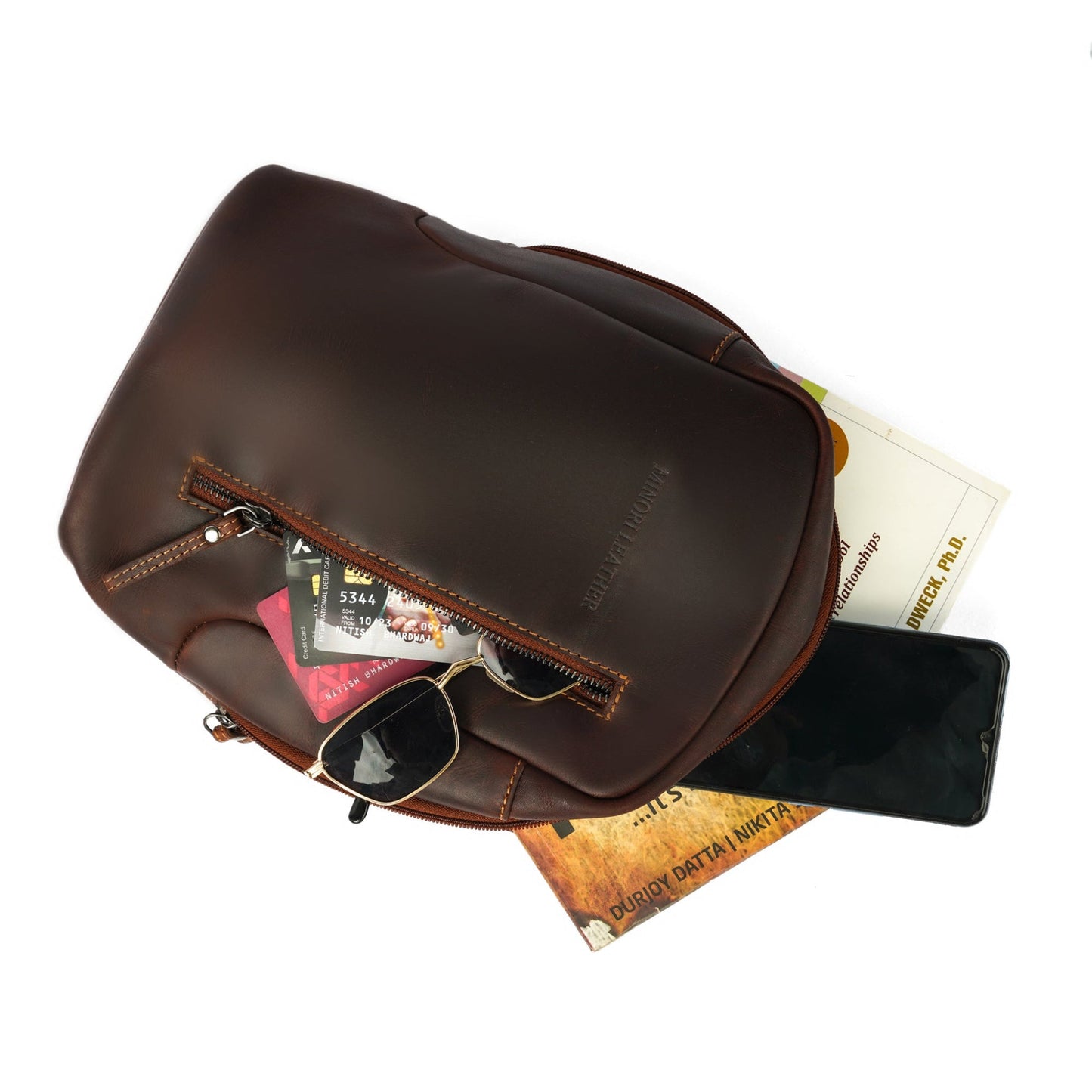 Luxe Sling Bag Chestnut