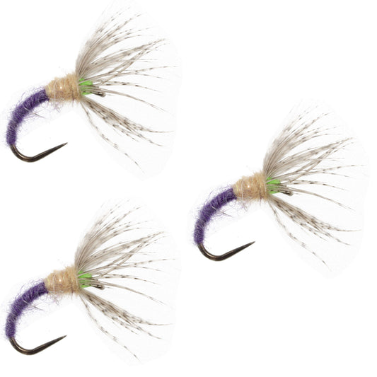 3 Pack Grave Digger Sakasa Kebari - Tenkara Flies - Size 10