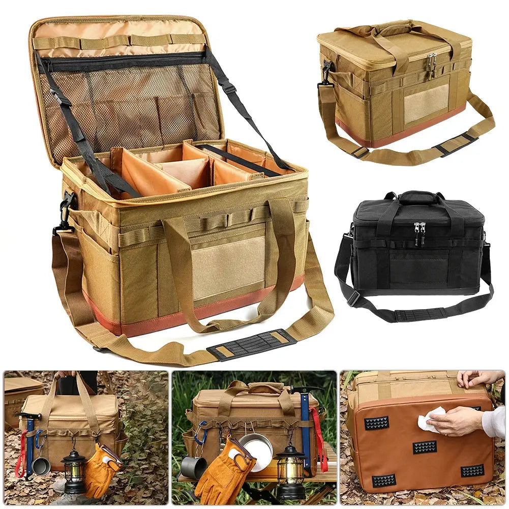 30L Camping Cooking Organizer Storage Bag
