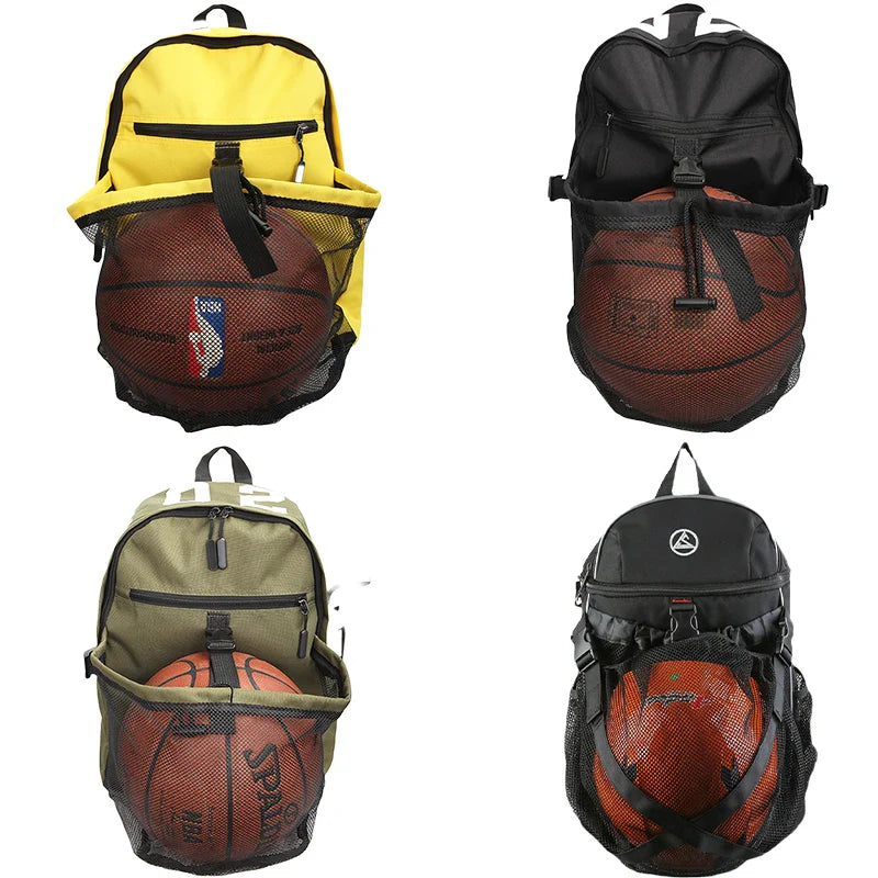 20-25L Portable Basketball Backpack with Kettle Pocket