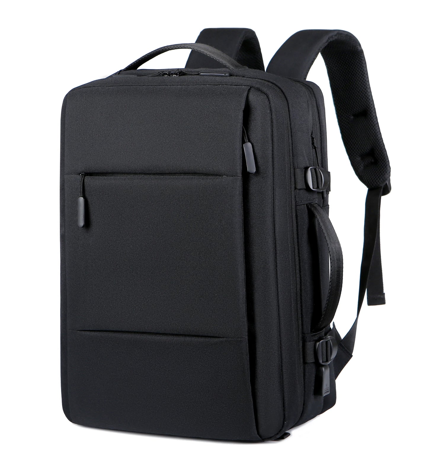 Expandable Waterproof Backpack with USB Port for Laptops
