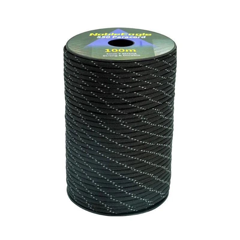 7-Strand 4mm 550lb Paracord for Camping, Hiking, and Survival