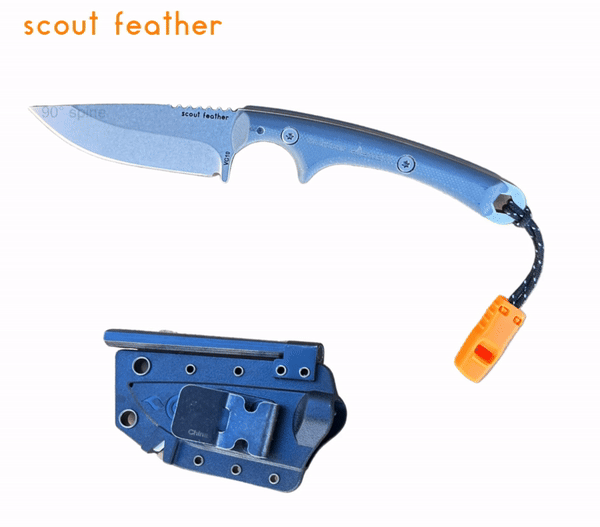 Scout Feather Adventure Survival Knife