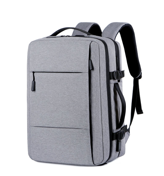 Expandable Waterproof Backpack with USB Port for Laptops