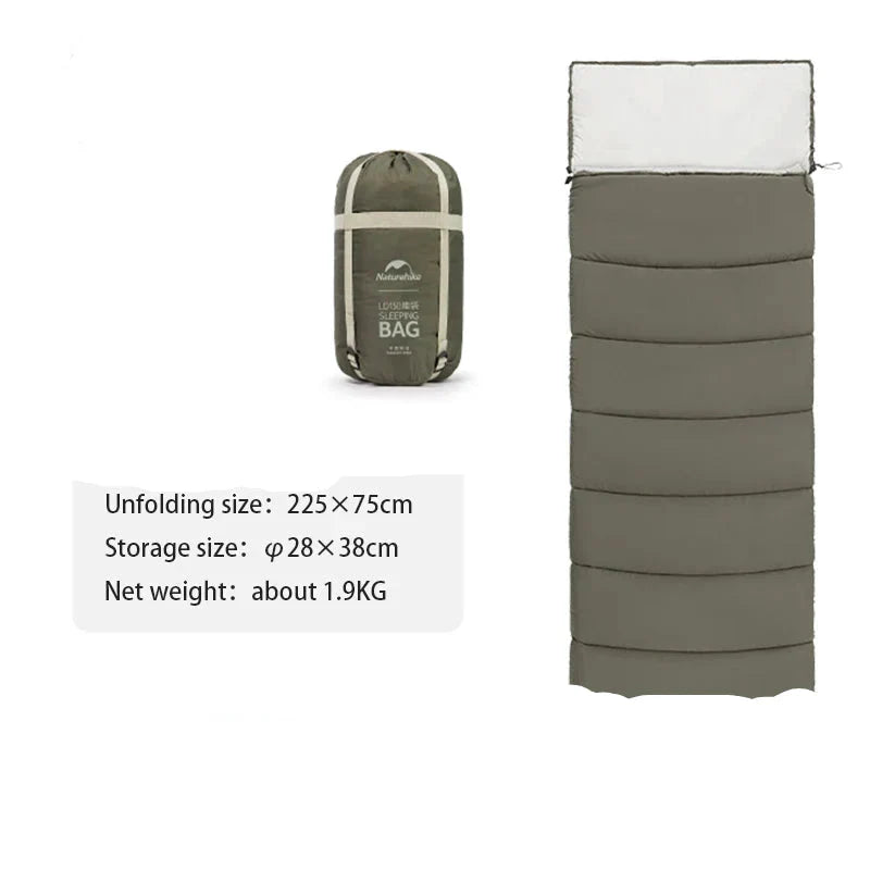 2-in-1 Cotton Sleeping Bag Versatile for All Seasons
