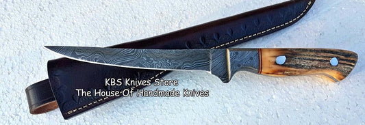 Sharp Fillet Knife – 7" Damascus Steel Blade