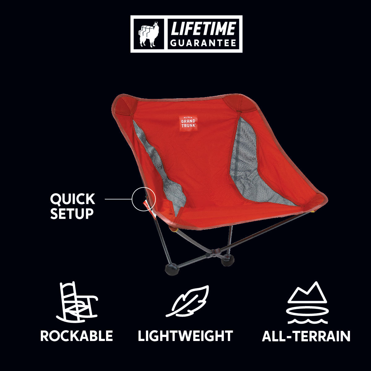 Grand Trunk Monarch All-Terrain Legless Chair