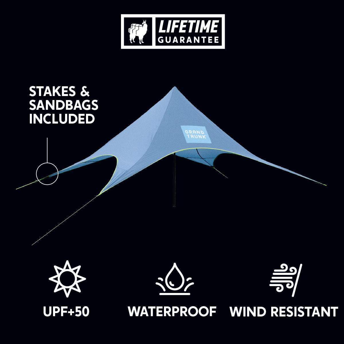 Grand Trunk ShadeCaster 2 Person Sunshade