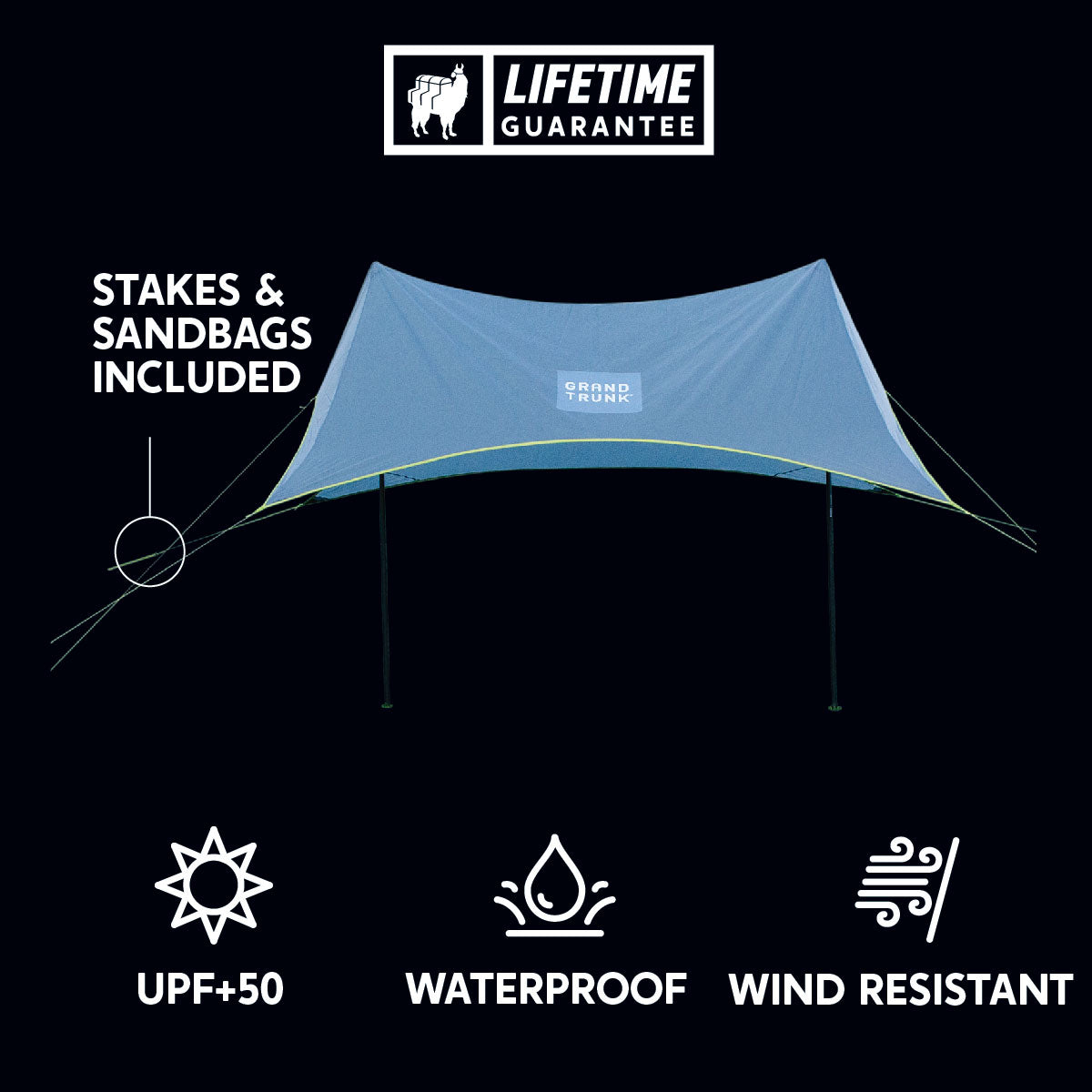 Grand Trunk ShadeCaster 4 Person Sunshade