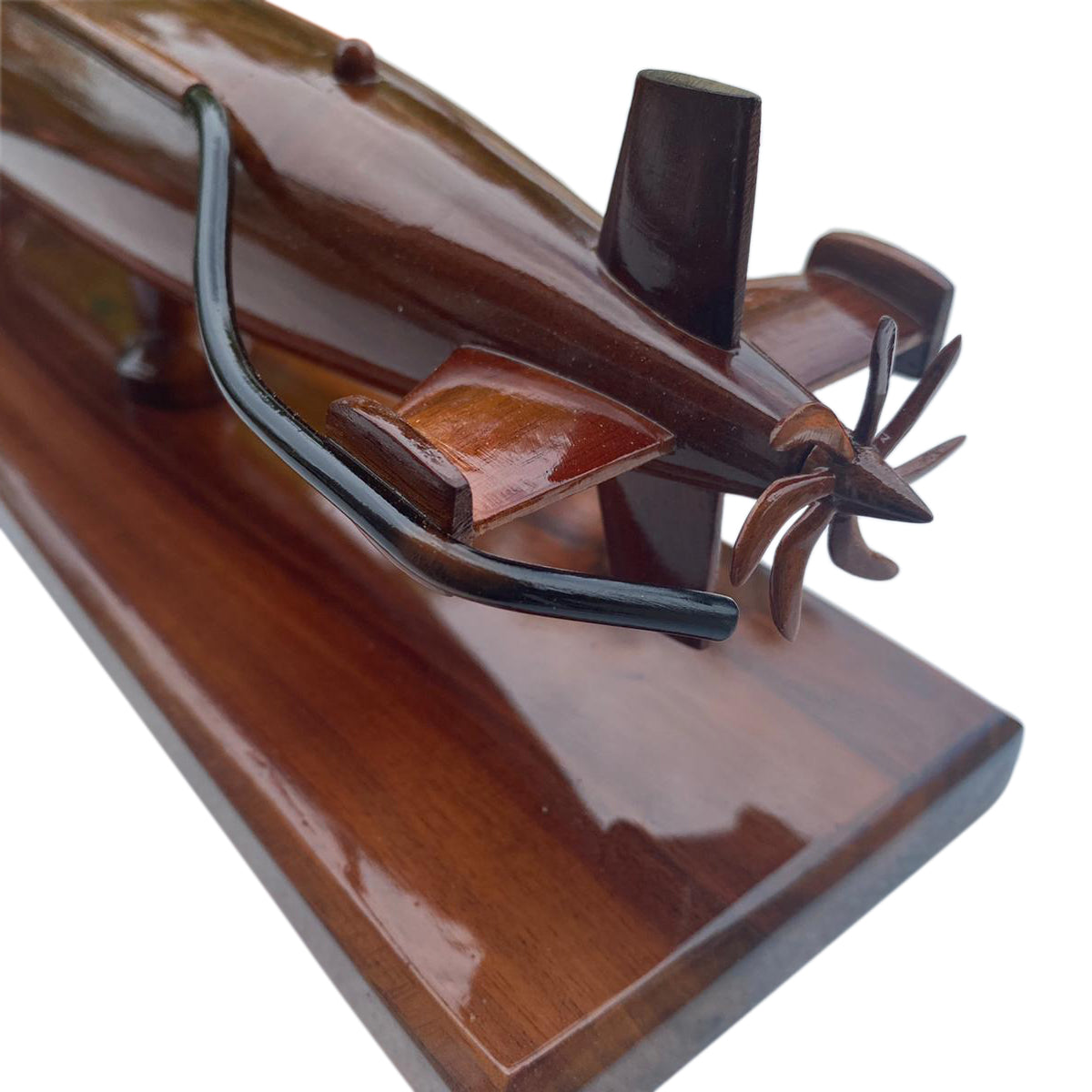 Sturgeon Class Submarine Mahogany Wood Desktop Model