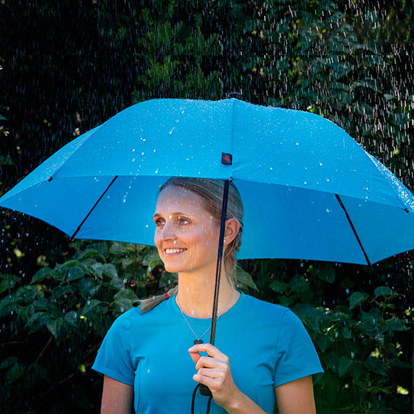 Swing Liteflex Trekking Umbrella – Featherlight, Nearly Unbreakable Fiberglass Frame, Waterproof Teflon-Coated Canopy, Integrated Compass, Perfect for Hiking and Outdoor Adventures