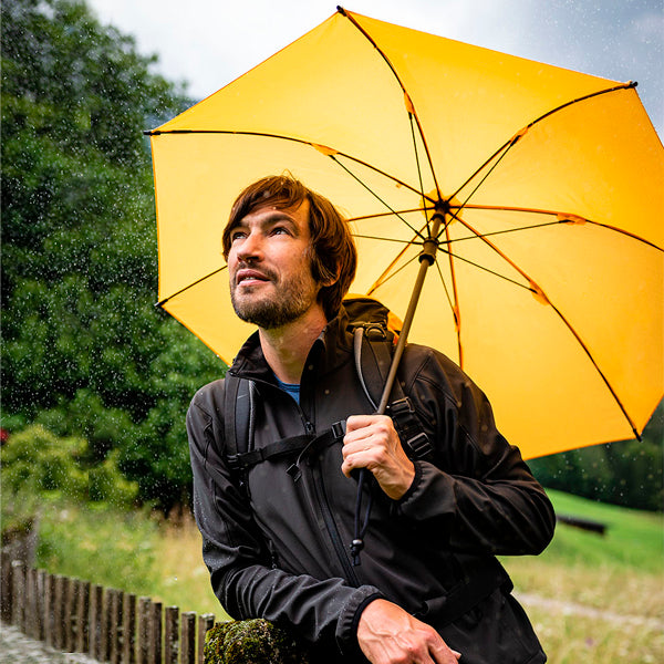 Swing Trekking Umbrella – Lightweight, Nearly Unbreakable Fiberglass Frame with Water-Repellent Canopy, UPF 50+ Sun Protection, and Comfortable EVA Handle