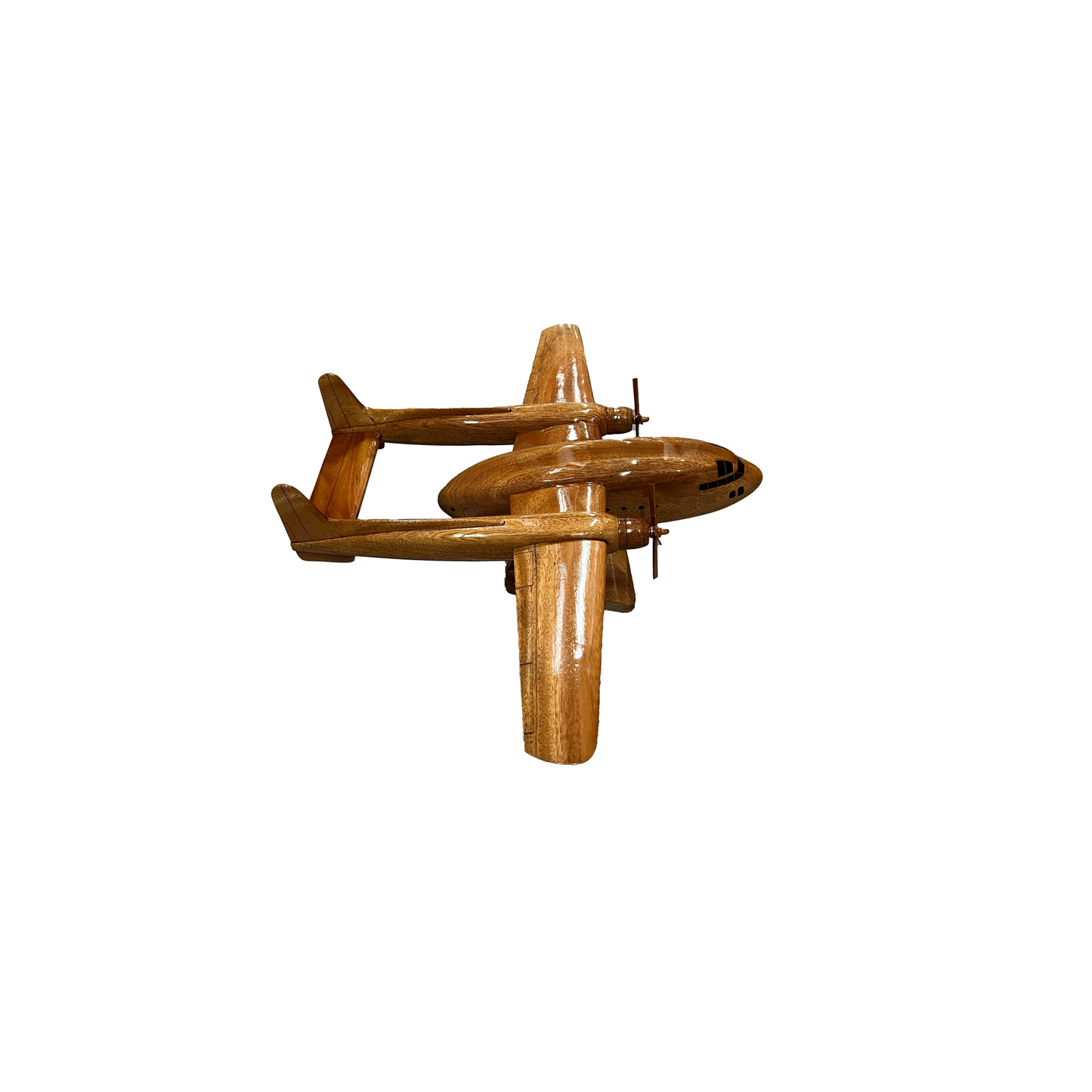 C-119 ( C119 ) Flying Box Mahogany Wood Desktop Airplane Model