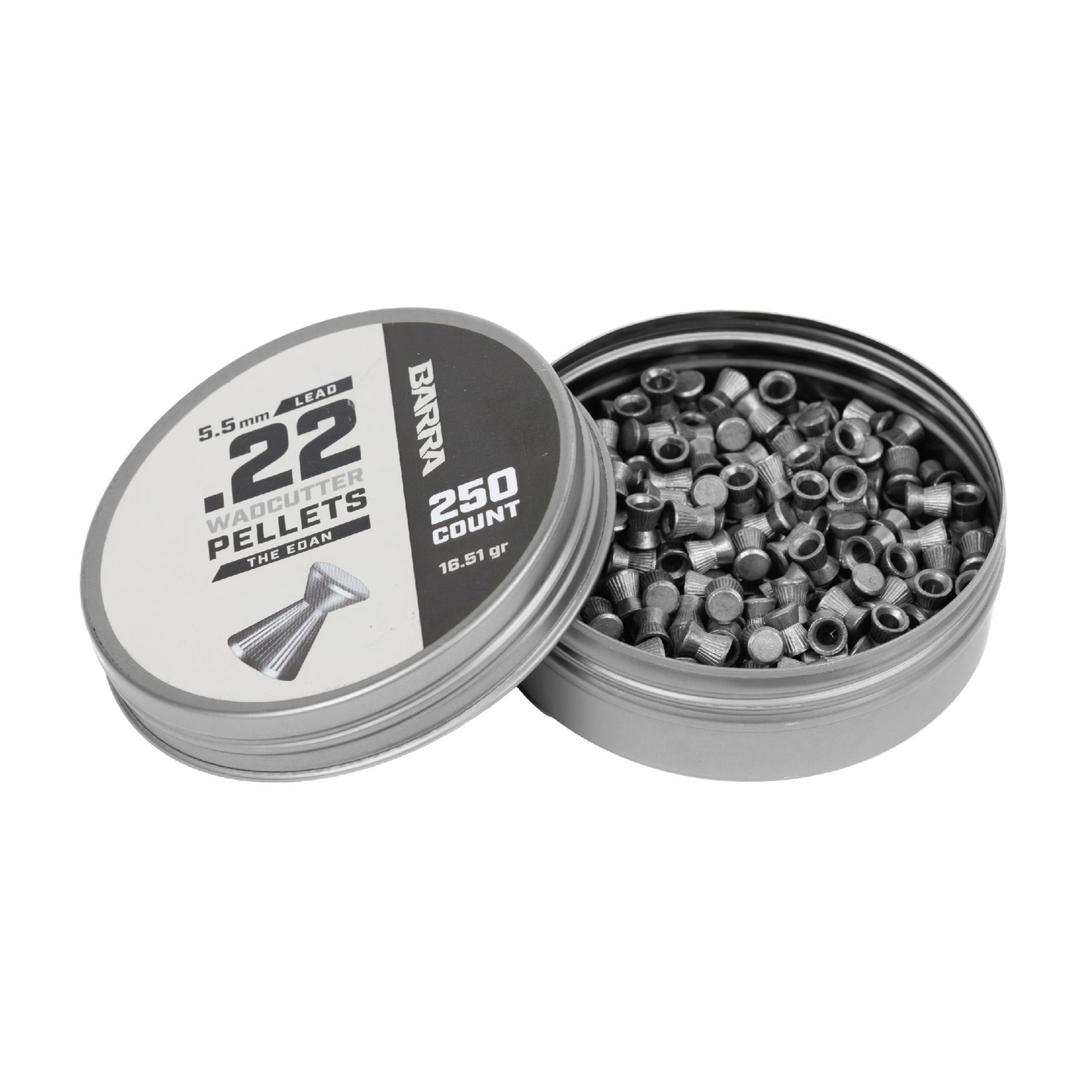 Edan Wadcutter .22 Caliber Pellets - 250 Count
