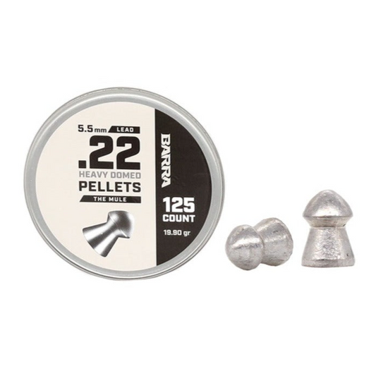 Mule Heavy Domed .22 Caliber Pellets - 125 Count