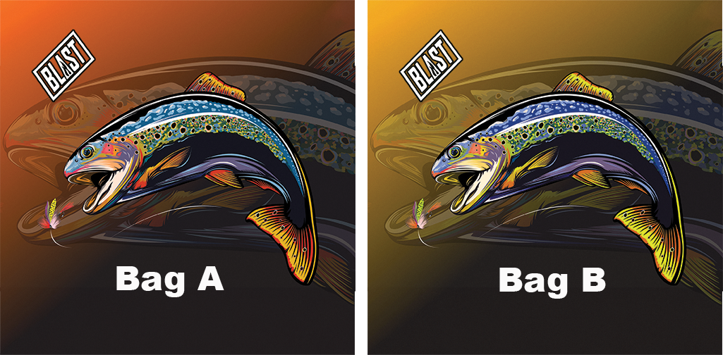 Blast Logo- Rainbow Trout Fishing Cornhole Boards