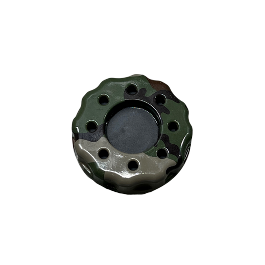 Double Sided Blasted Aluminum Top w/ Slate Bottom Camo Pot Call