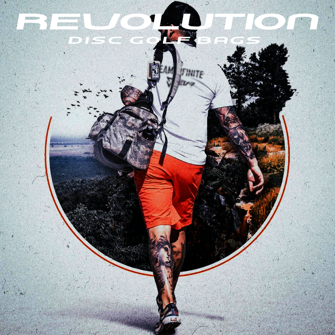 Revolution Carolina Team V3 Disc Golf Bag - Rust