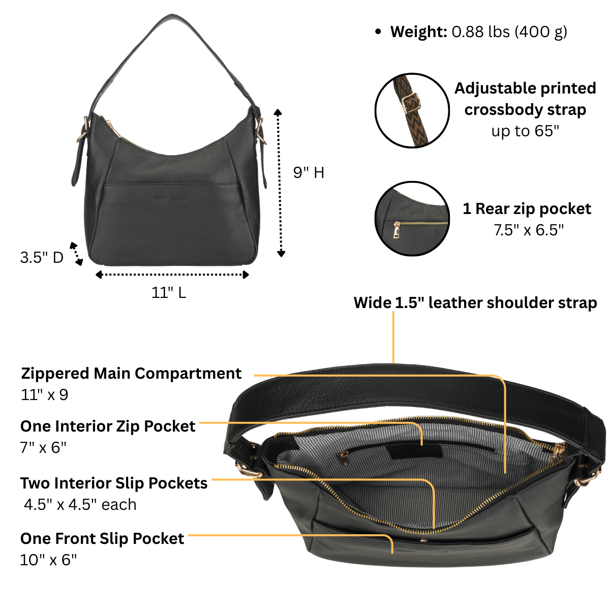 Vanya Shoulder Bag Black