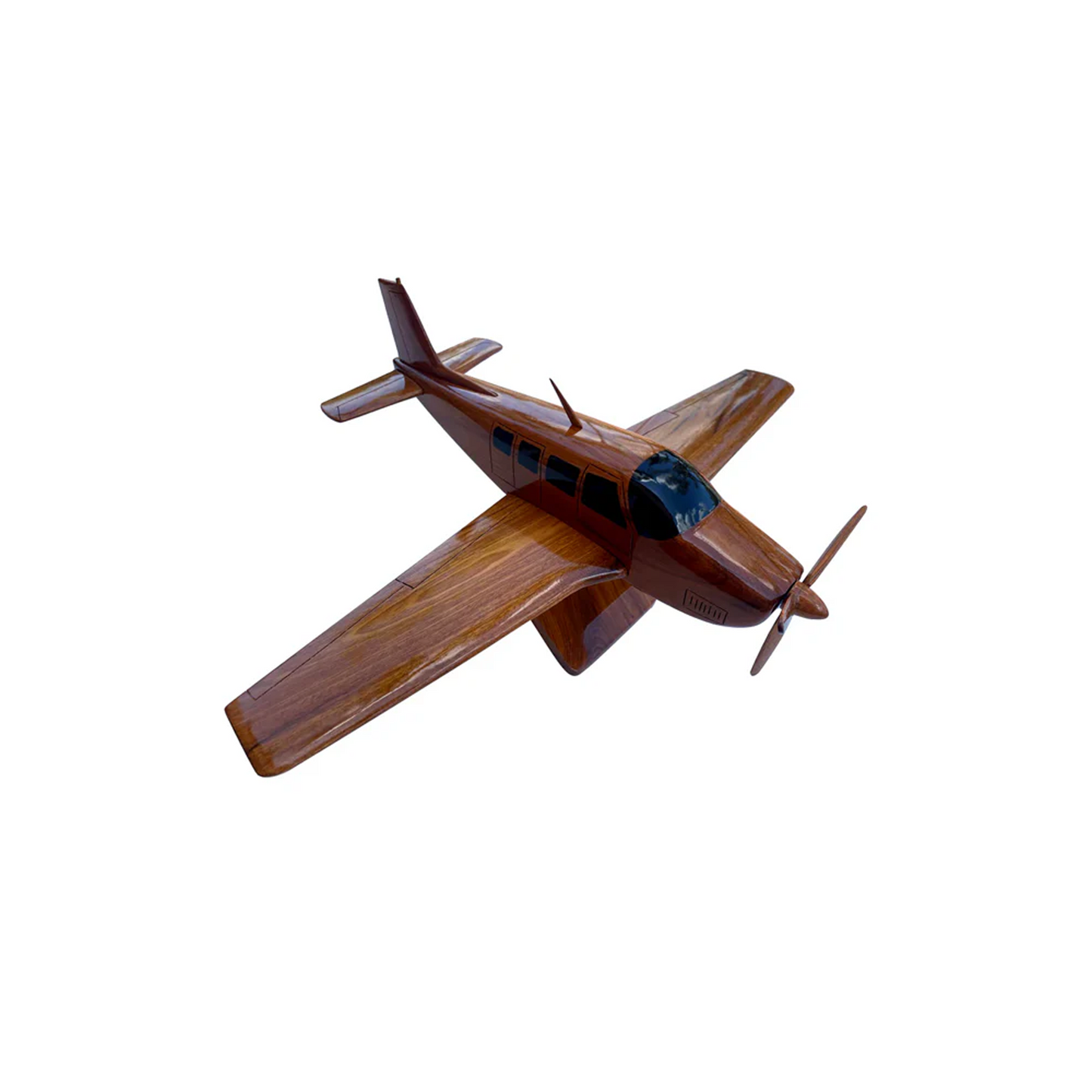 A-36 ( A36 ) Bonanza Mahogany Wood Desktop Airplane Model