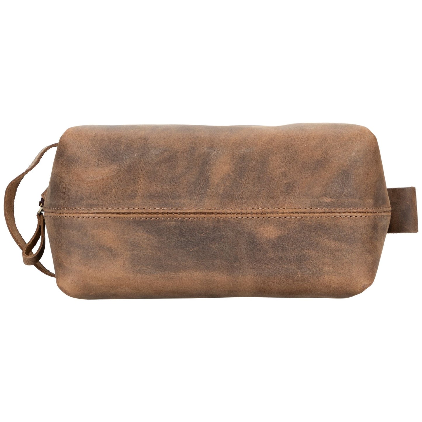 Oswego Men's Leather Dopp Kit & Small Travel Handbag