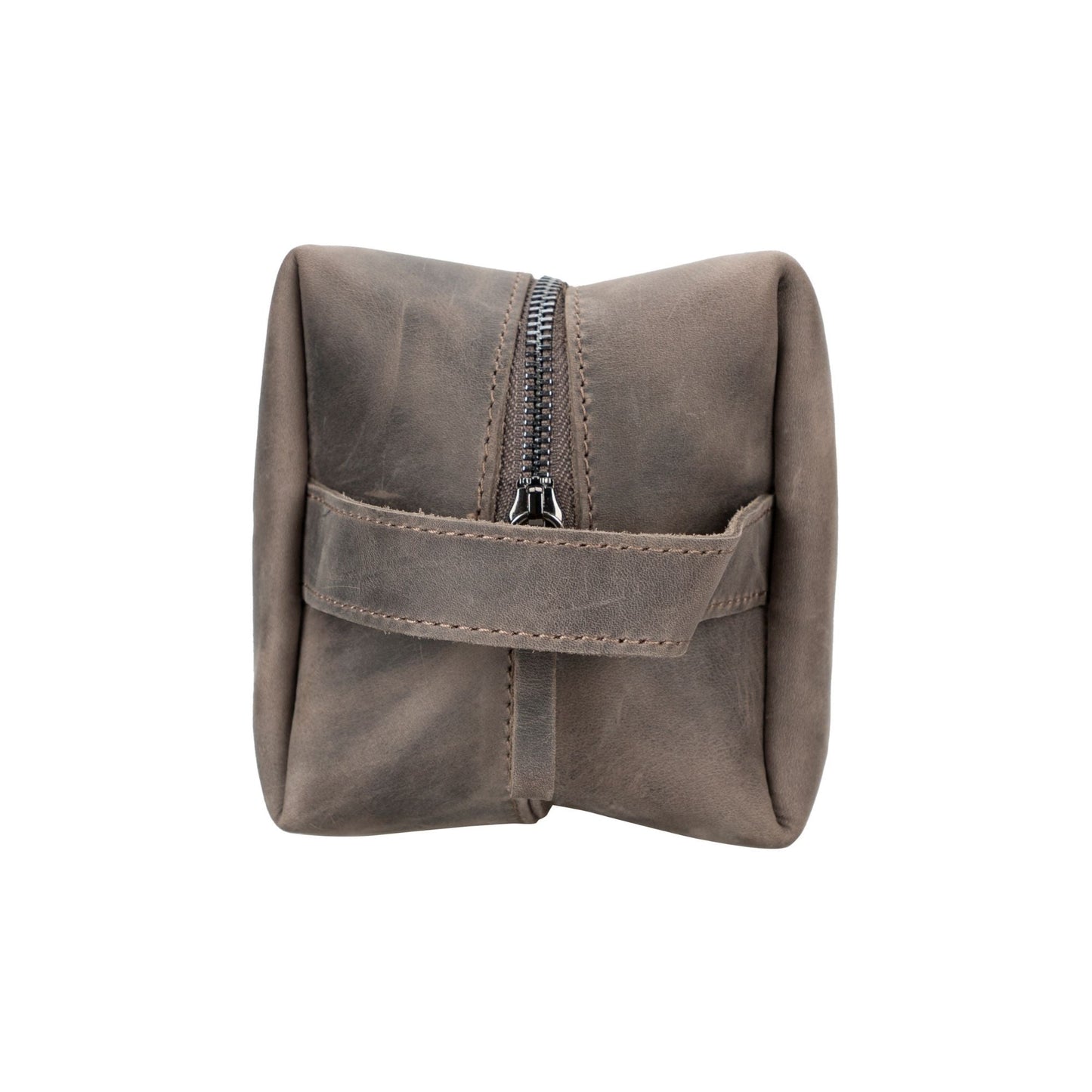 Oswego Men's Leather Dopp Kit & Small Travel Handbag