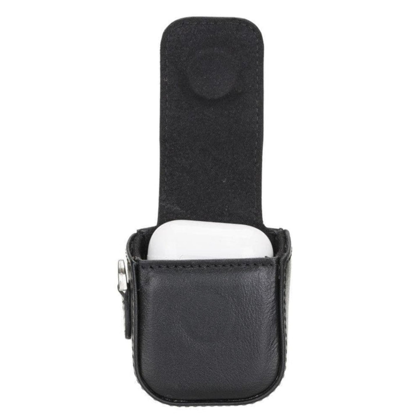 Aurora Luxury Leather AirPods Case with Attached Wrist Strap