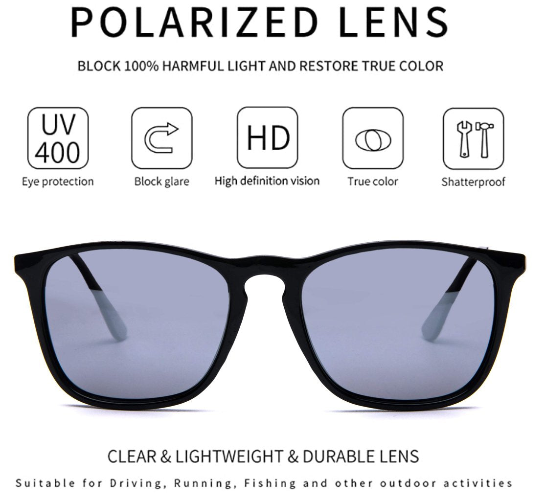 Aviator Round Polarized Sunglasses