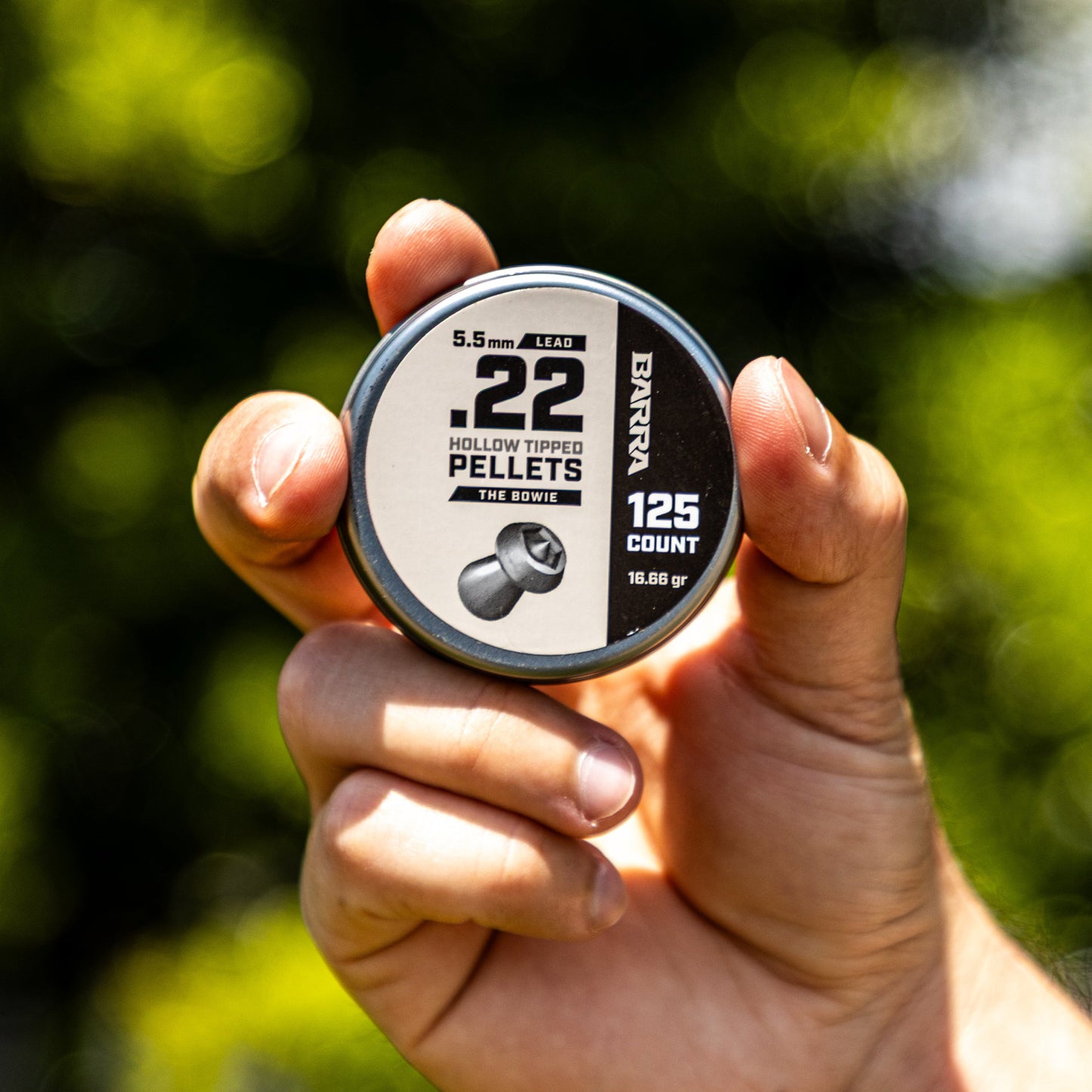 Bowie Hollow Tipped .22 Caliber Pellets - 125 Count