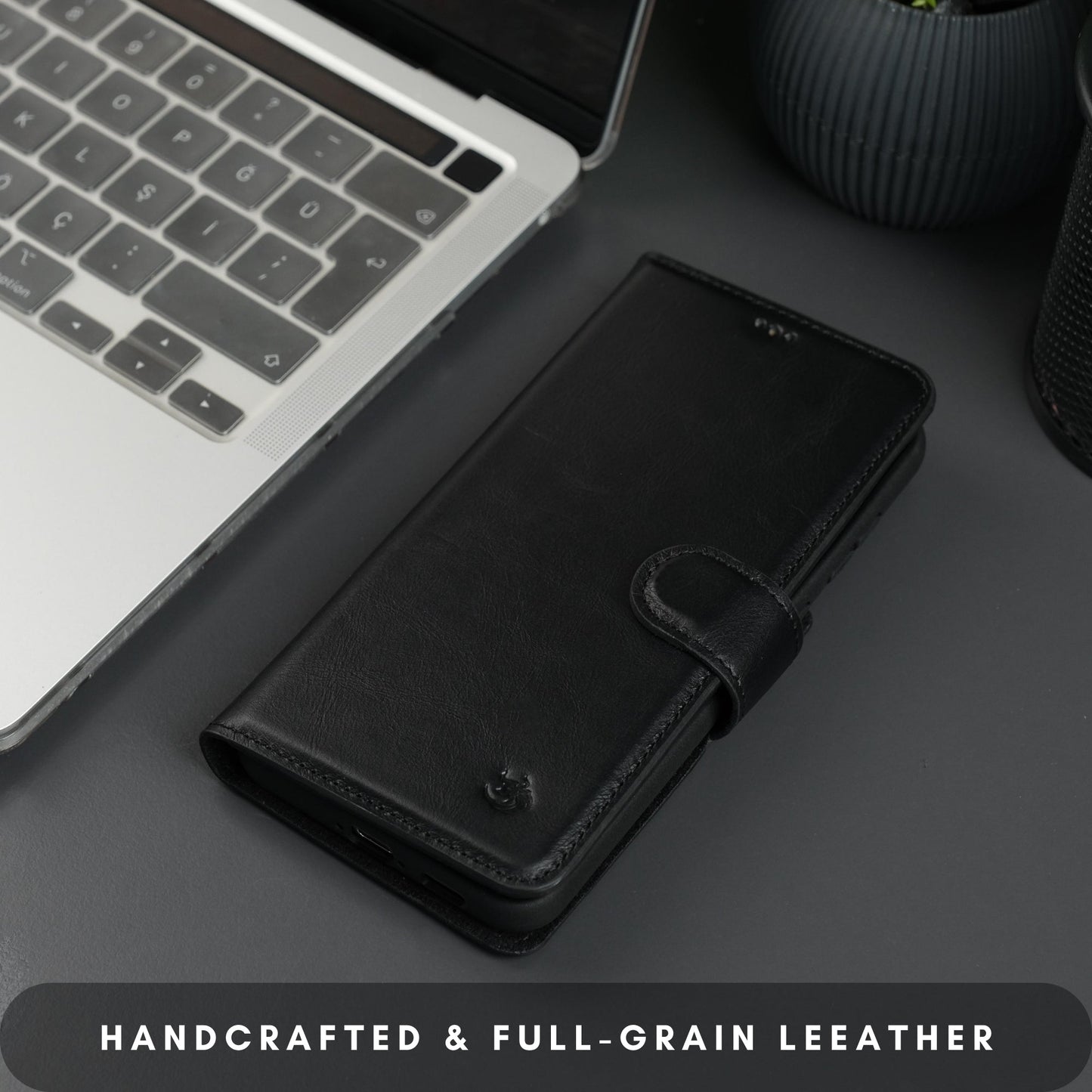 Buffalo Leather Samsung Galaxy S24 Wallet with Detachable Case