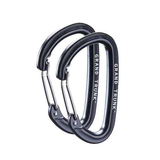 Aluminum Wiregate Carabiners (Pair)